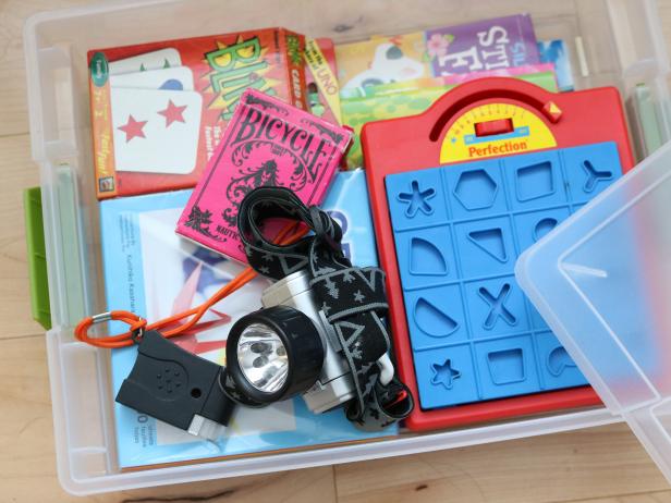 Things to pack to entertain and comfort kids on a long winter road trip.