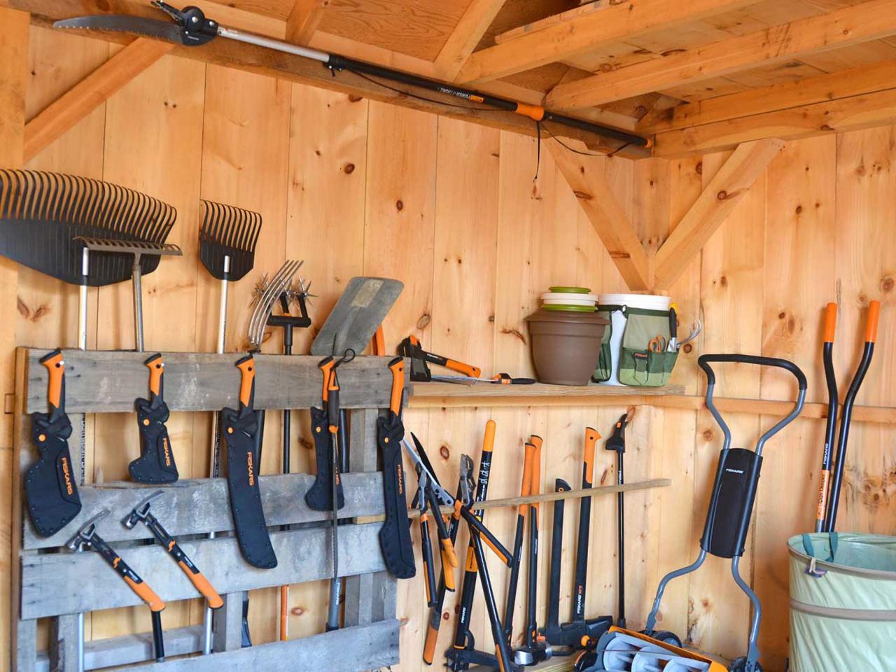 Tool Storage Ideas - How To Build A Garage Shelf | Fiskars | how-tos | DIY