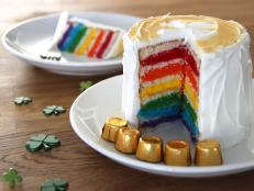 Make this ROYGBIV cake for St. Patrick's Day, a Pride celebration or any festive occasion. Just make sure to top it off with a pot of gold.