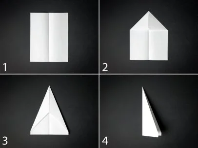 Paper airplane folding discount