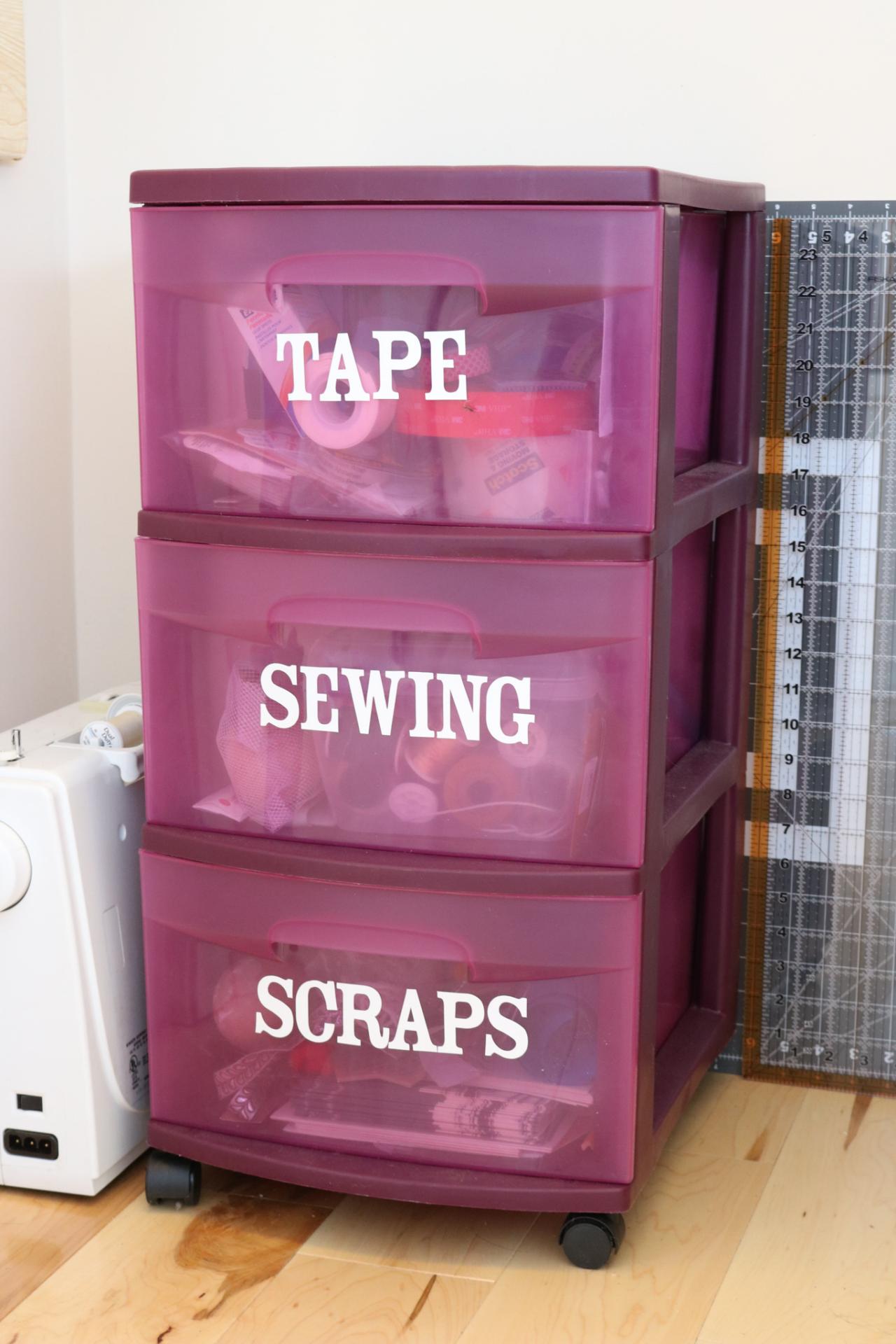 Tips For Storing Your Crafts When You Re Limited On Space Diy Network Blog Made Remade Diy