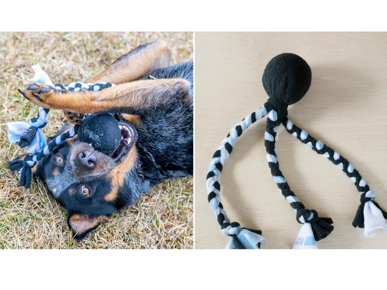 homemade puppy teething toys
