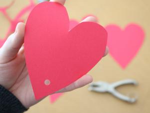 Valentine's Day Kids' Craft: Heart-Shaped Window Clings