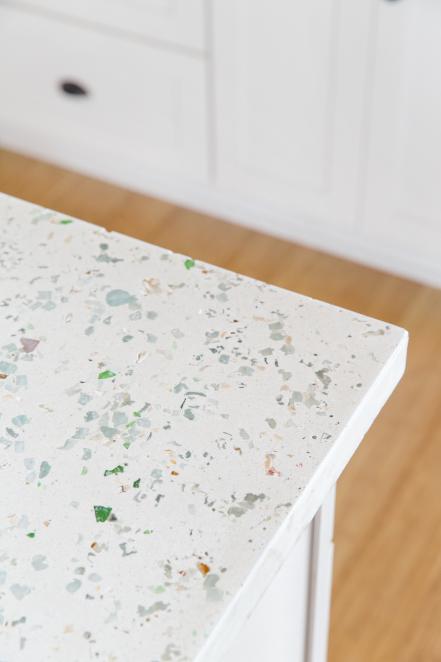 If You Want the Look of Custom Terrazzo, Choose a DIY Approach Using Concrete and Glass