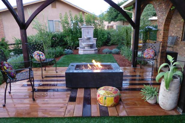 Fire Pit and Fountain | DIY