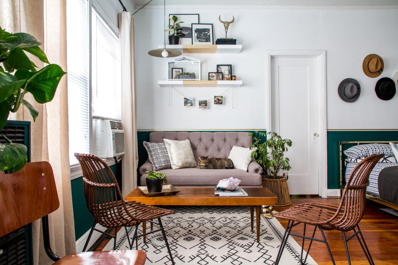 Clever Ideas for Laying Out Studio Apartment HGTV s Decorating