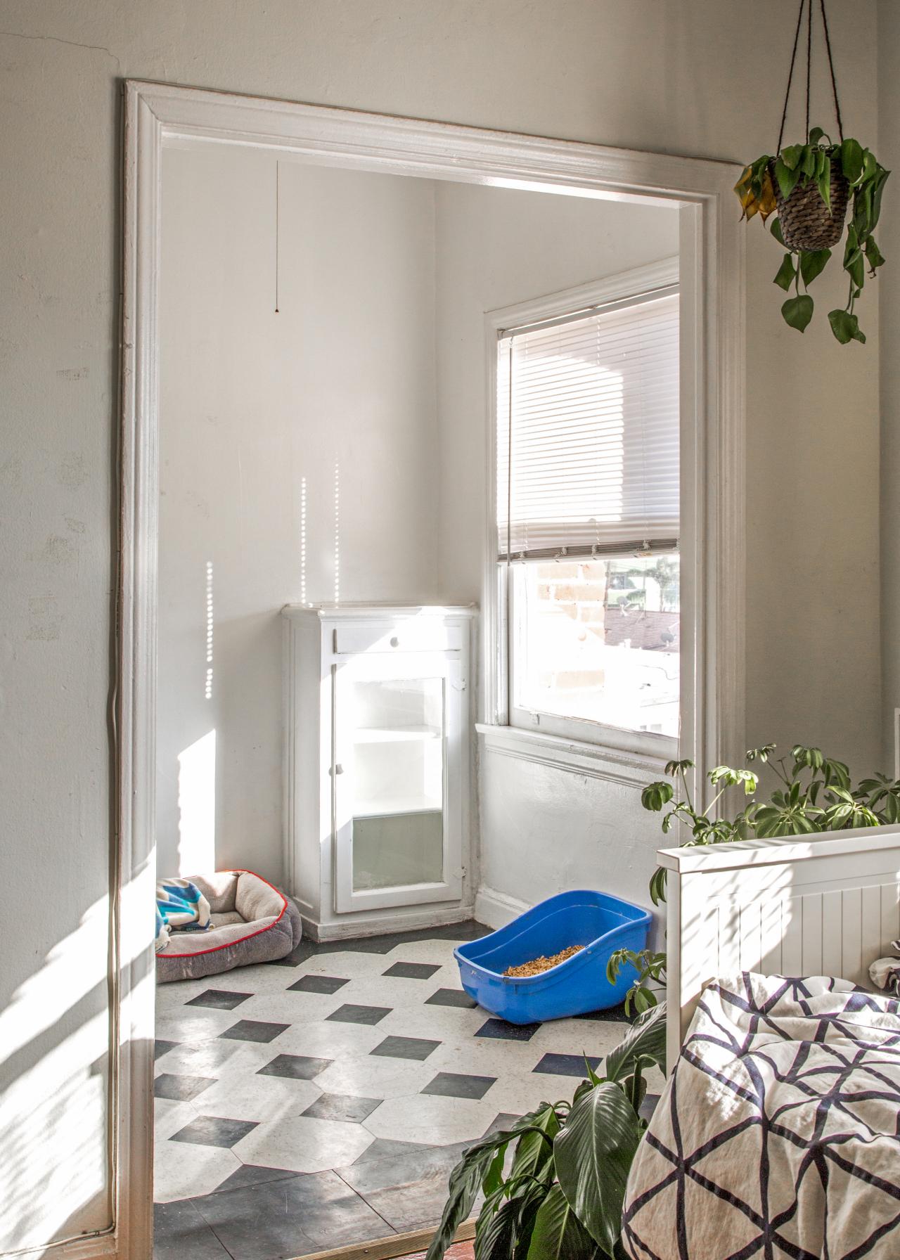 How To Conceal A Kitty Litter Box Inside A Cabinet Hgtv