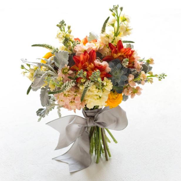 Artificial Succulent Wedding Bouquet