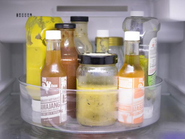 Organizational strategies for organizing cooking spices, your knife collection, and inside your refrigerator.