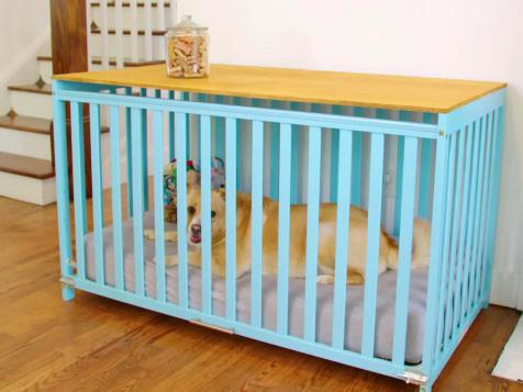 How to Turn an Old Crib Into a Dog Crate