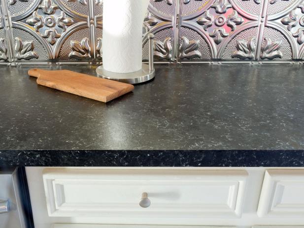 How To Paint A Laminate Countertop, How To Paint Wood Countertops Look Like Granite Tiles