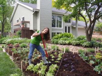 Shawna Coronado Working in the Garden