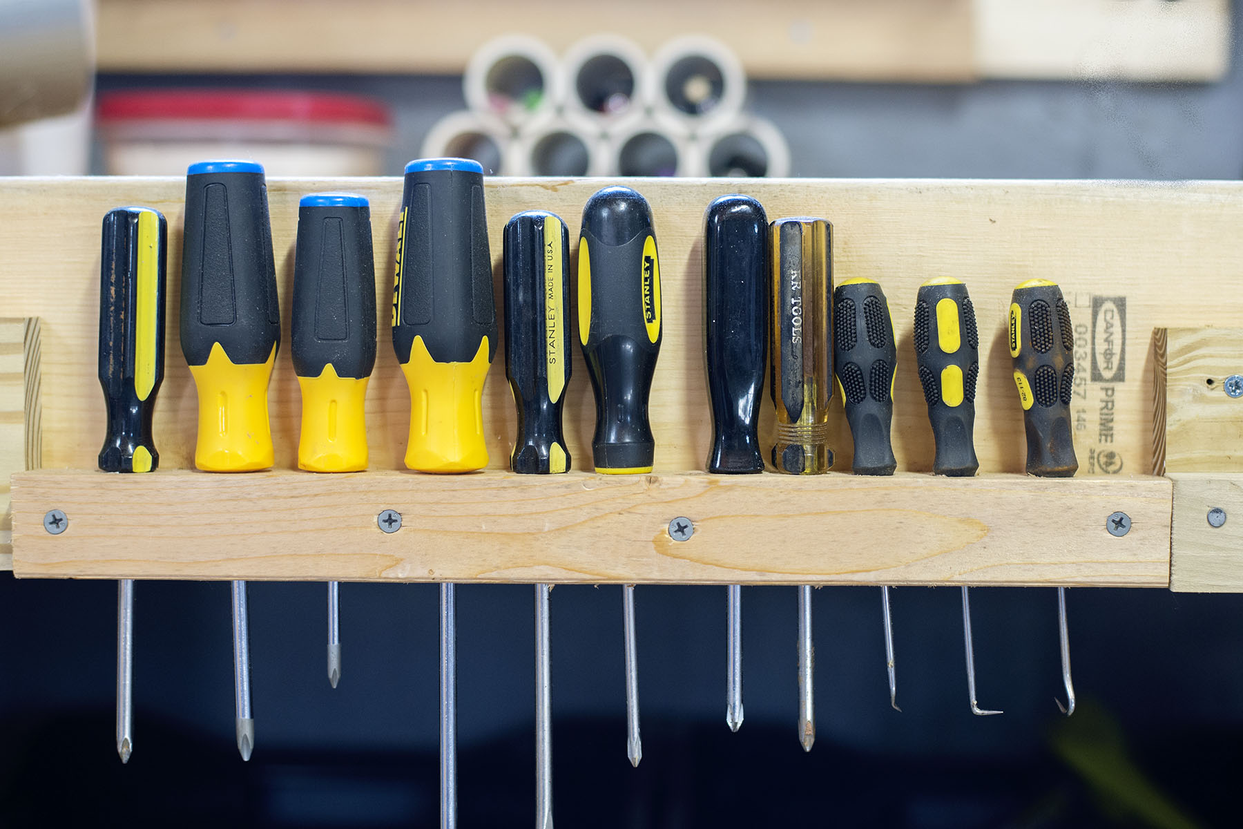 Magnetic screwdriver holder for tool box Clearance