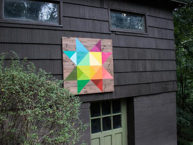 How to Make a Modern Barn Quilt how-tos DIY