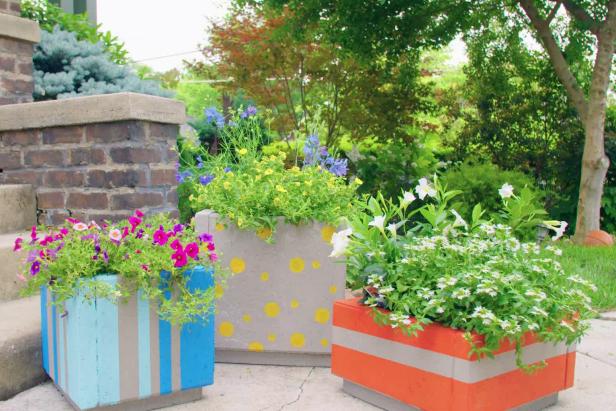 Make Large Outdoor Planter Bo From, Inexpensive Outdoor Planters