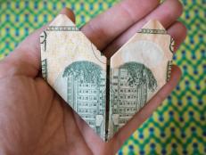 Gift the Gift of Cash With an Origami Heart
