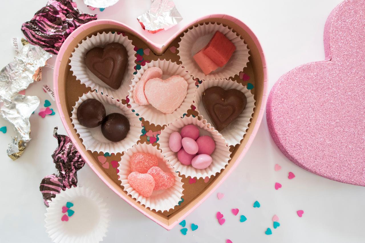 How To Make A Custom Candy Box Of Sweets For Your Sweetie Diy
