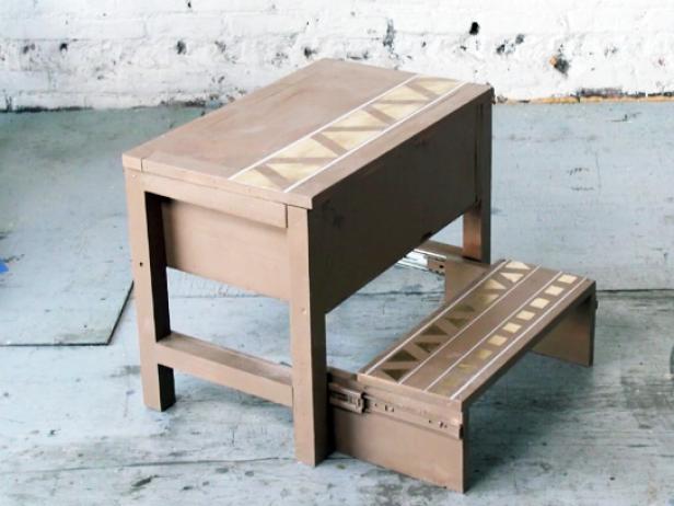 How To Make A Combination Step Stool, Step Stool With Storage
