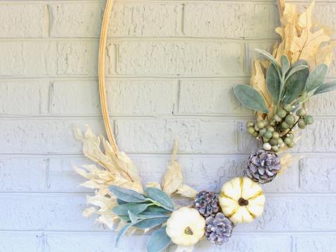 Easy-to-Make Modern Fall Wreath
