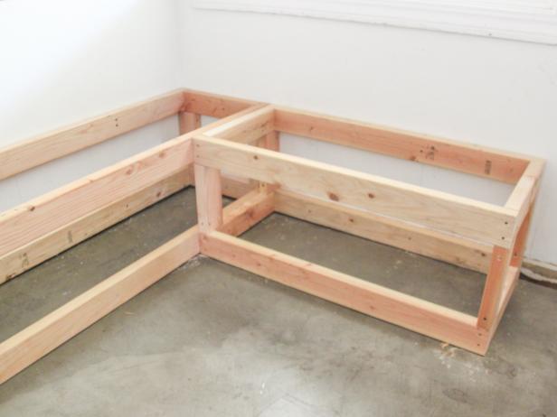 l shaped garden storage bench