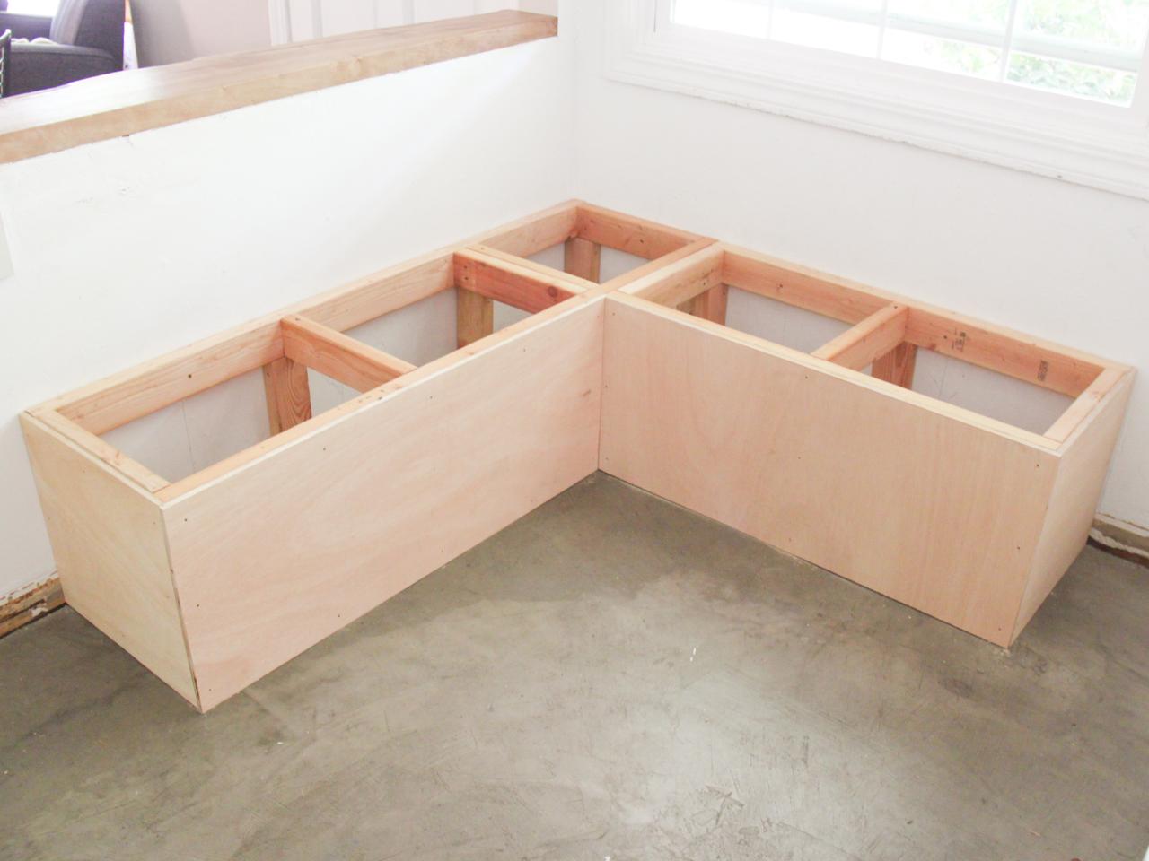 diy nook bench with storage