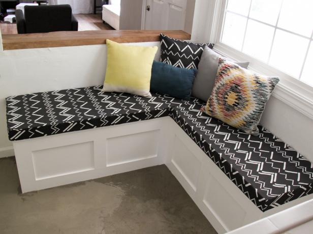 How To Make An Upholstered Foam Cushion, Indoor Dining Room Bench Cushions