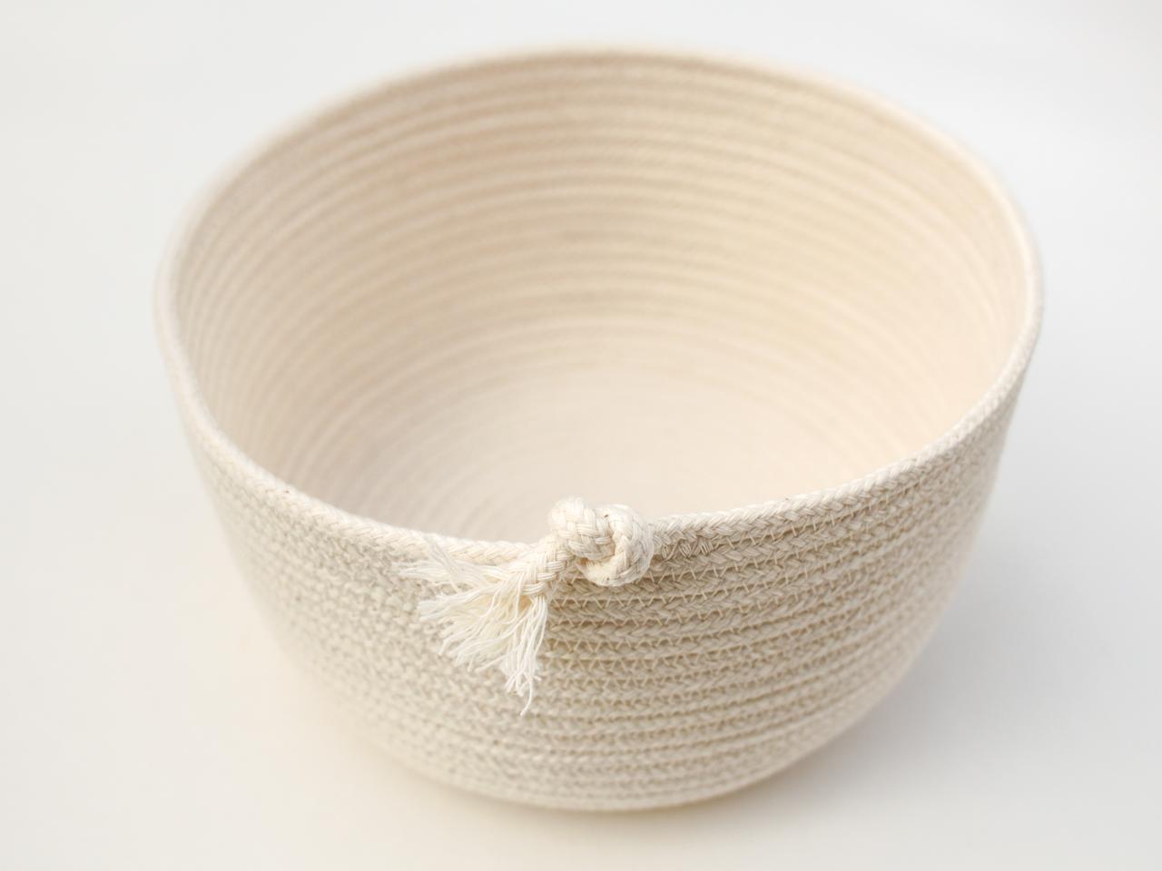 How to Sew Rope Bowl DIY
