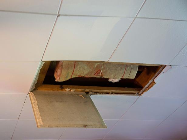 How To Replace A Drop Ceiling With, Paint Drop Ceiling Tiles