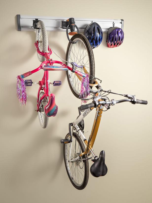 12 Garage Bike Storage Ideas, How To Hang Bicycles In Garage Wall