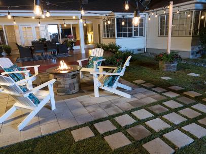 How To Lay A Paver Patio For Firepit, Brick Paver Patio With Fire Pit