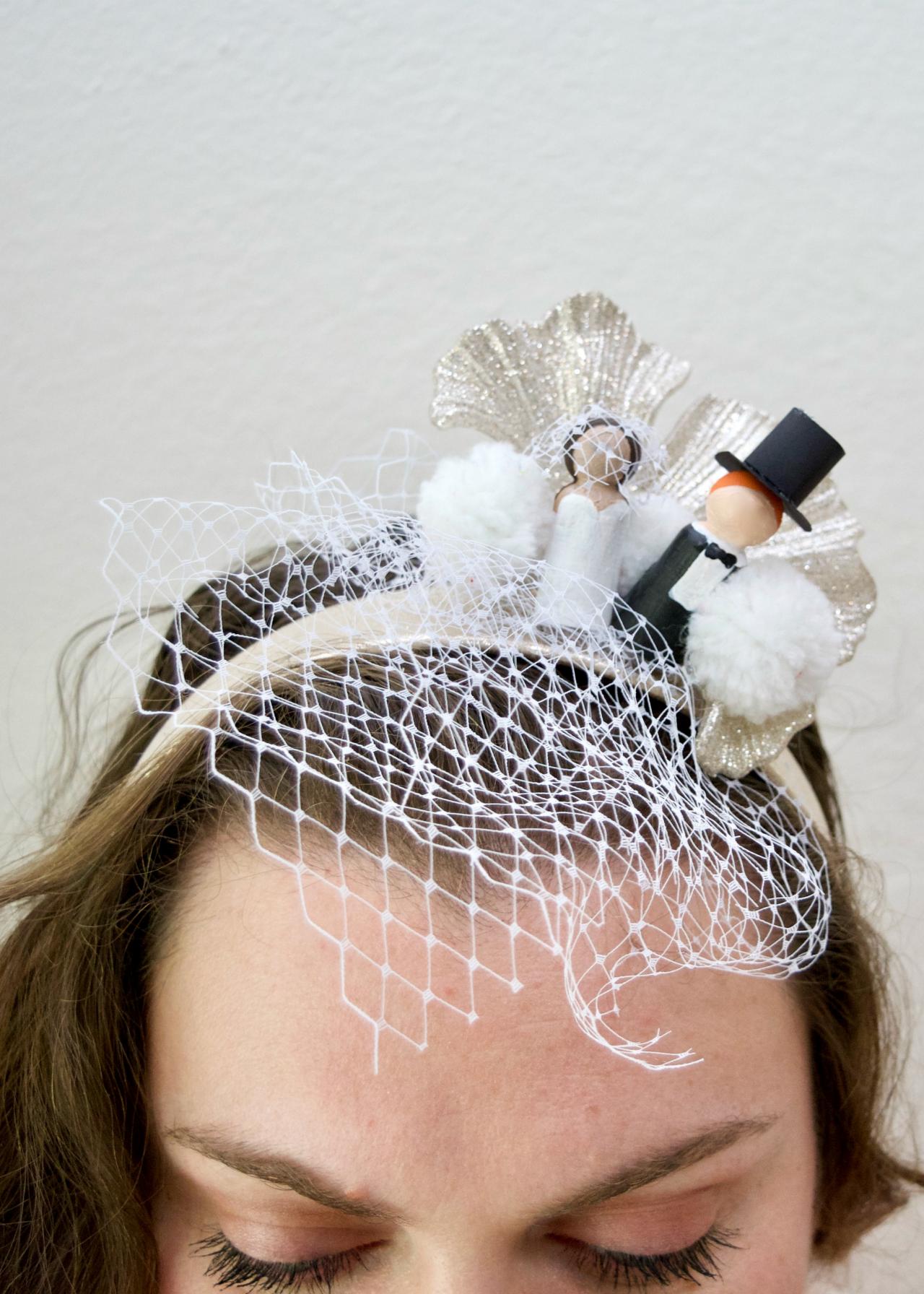 how to make bridal fascinator