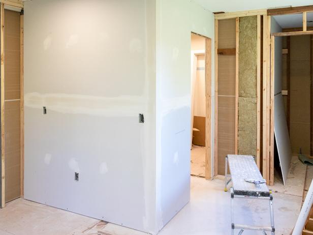 After your sheetrocking joint compound is smooth and dry, you're ready to apply primer and paint.