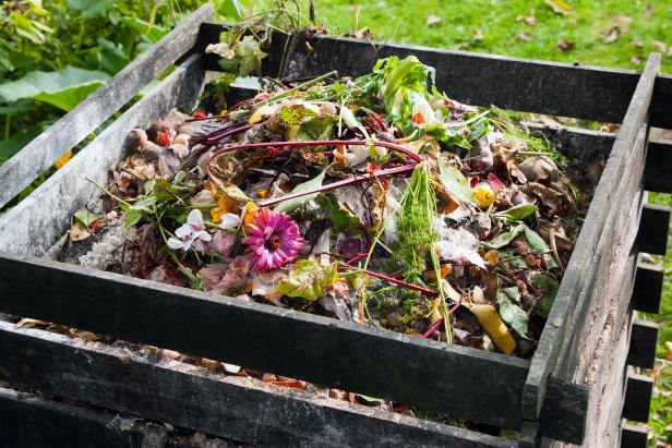 How to Make a Compost Bin from a Flower Pot