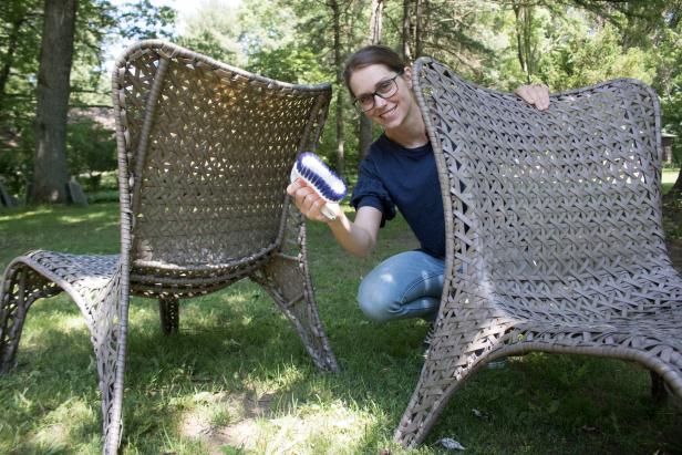 How To Clean Wicker Furniture Diy, Can You Spray Paint Plastic Wicker Patio Furniture