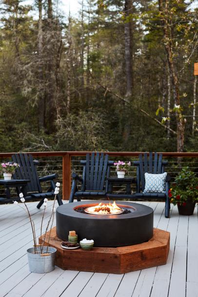 Wood And Gas Fire Pit And Fireplace Safety | Hgtv