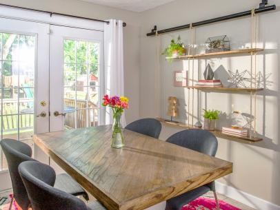 How To Makeover A Dining Room Table, Hardwood Dining Table