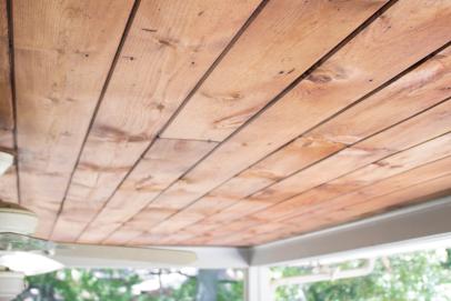 How To Clean Tongue And Groove Ceiling  
