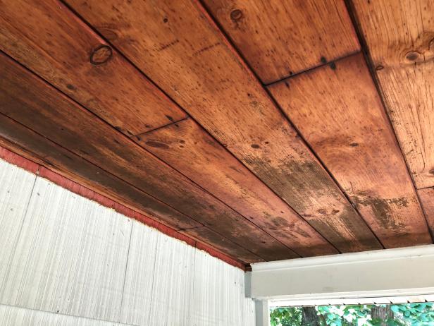 Remove Mold From A Wooden Ceiling, How To Remove Mildew From Outdoor Wood Furniture