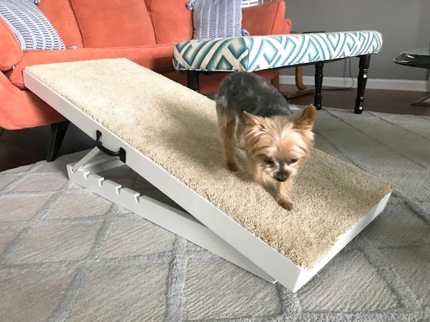 diy cat ramp for bed