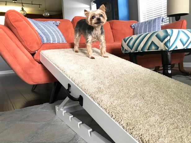 How To Make An Adjustable Dog Ramp Diy - Diy Dog Ramp For Bed With Storage