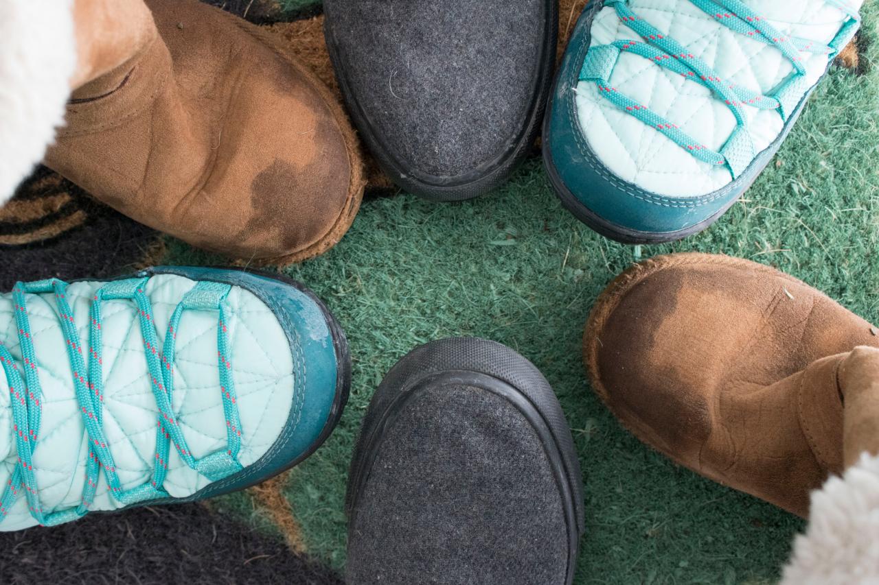Previously Outdated Derbeville test How to Keep Your Winter Footwear Looking Shiny and New | HGTV