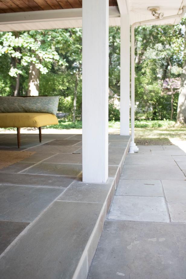 Installing Flagstone, How To Install A Flagstone Patio On Concrete