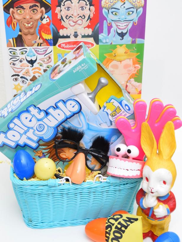 filled easter baskets for boys