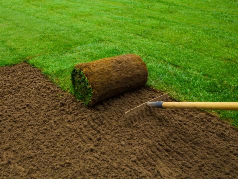 How to Create a Level Lawn With Sod