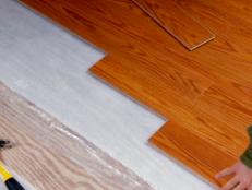 Replacing Carpet with Laminate Floors - DIY Basic - staggering laminate wood boards