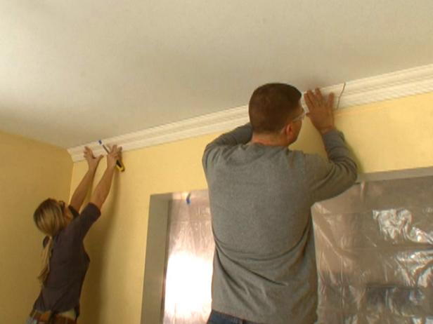 How to Hang Crown Molding | DIY