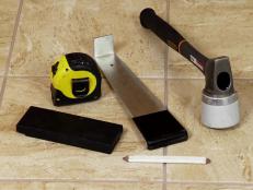 These are all the tools you need to install your tile floor.