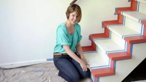 How to Paint Decorative Stairs