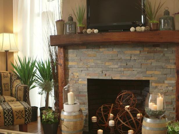Stone Veneer Fireplace Facade Video Diy